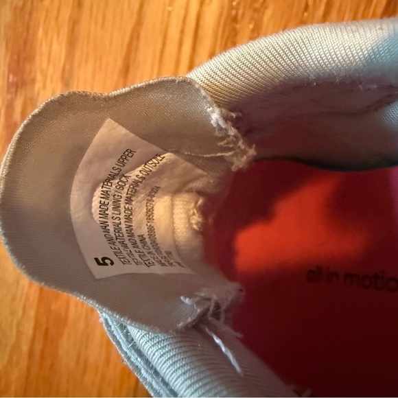 All in Motion Kids Gray, Green and Pink Sneakers. Toddler size‎ 5. - Picture 6 of 8